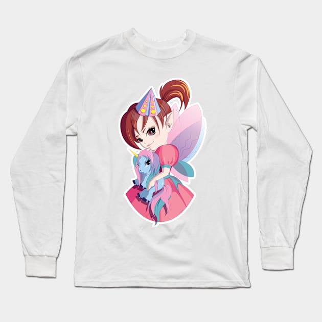 Fairy Long Sleeve T-Shirt by gemiin